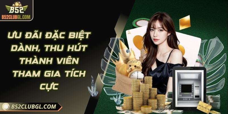 Các ưu đãi đặc biệt dành, thu hút thành viên quay lại và tham gia tích cực