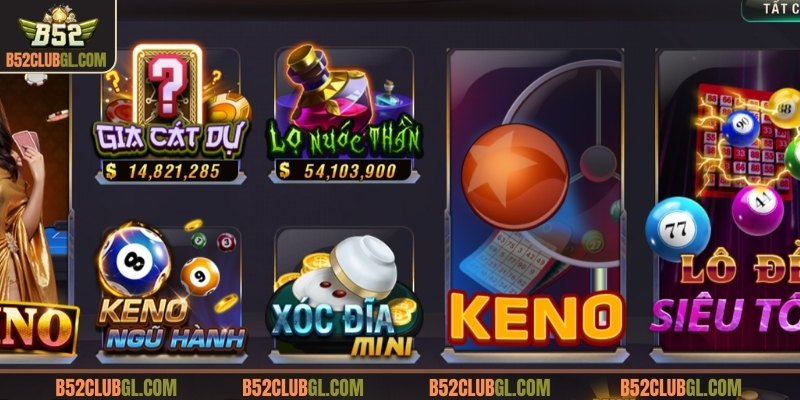 Top 4 game thu hút nhất trong B52 club